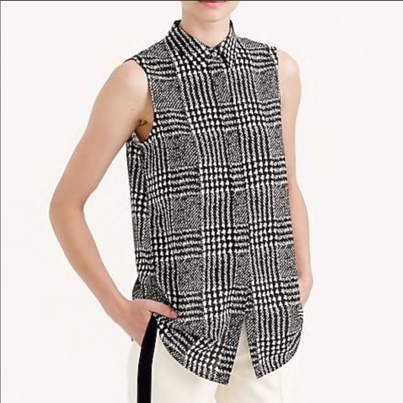 J. Crew Tops - J. Crew | Sleeveless Button Down Front Top 6